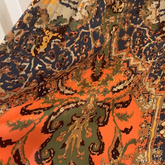 Free People Darcy Super-V Printed High-Low Top Size Medium - Picture 9 of 9